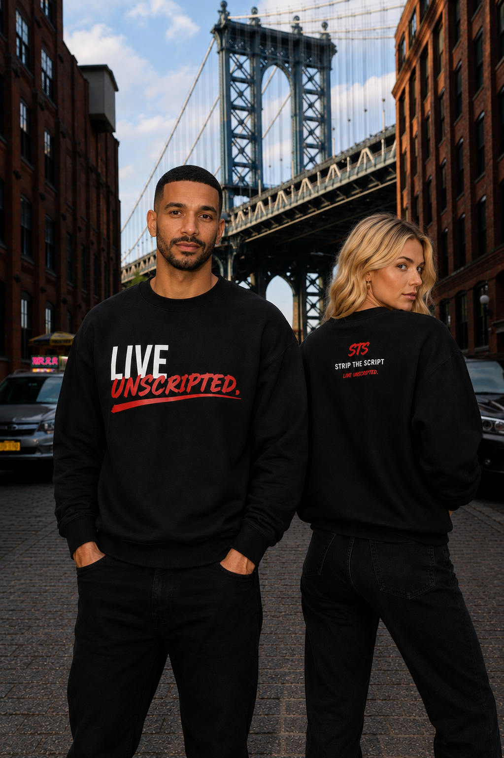 Strip The Script limited edition Live Unscripted sweater
